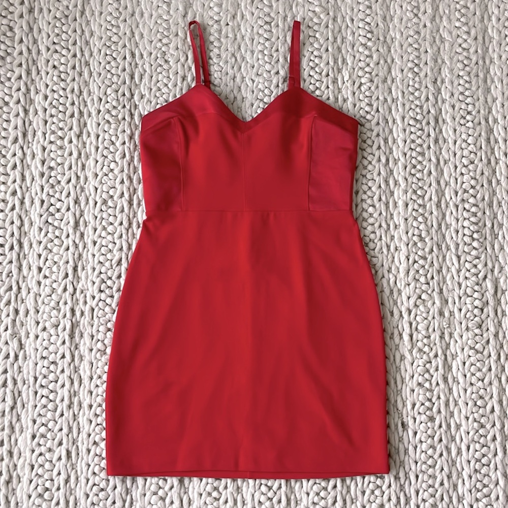 NWT Express Mini Dress in Red - Size: M
